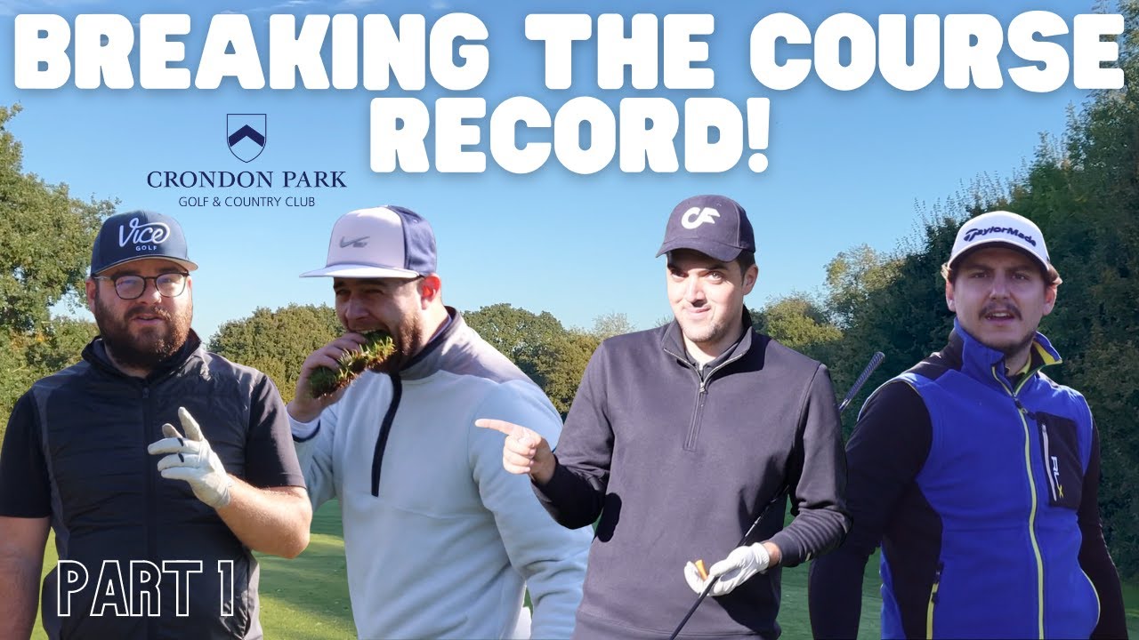Breaking The Course Record vs Crondon Park GC (Part 1)
