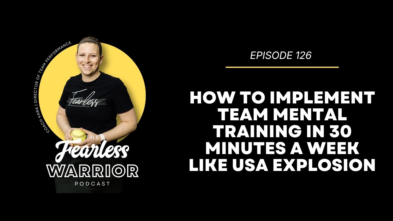 How to Implement Team Mental Training in 30 Minutes a Week like USA Explosion