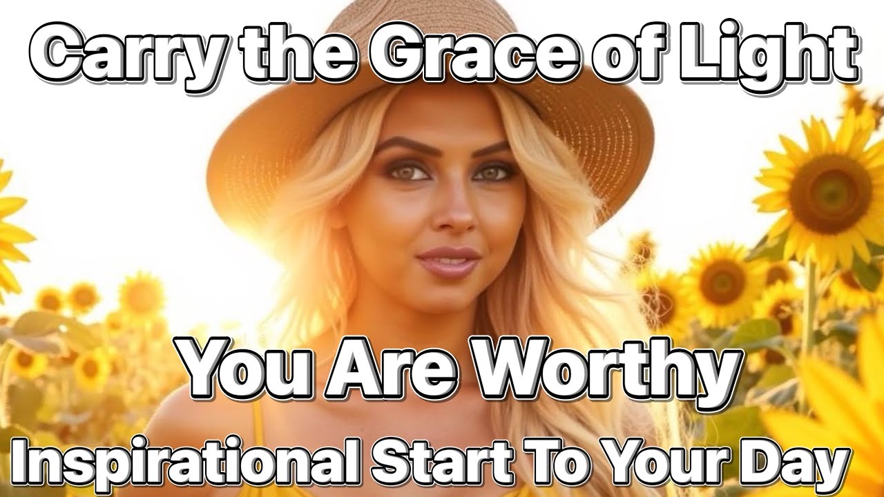Motivational Message “Carry The Grace Of Light” by Kristen Leigh