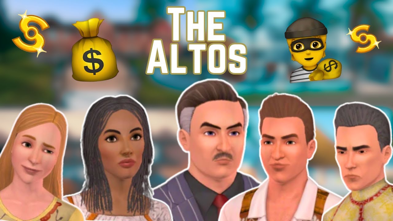 История и преступления семьи Альто в The Sims