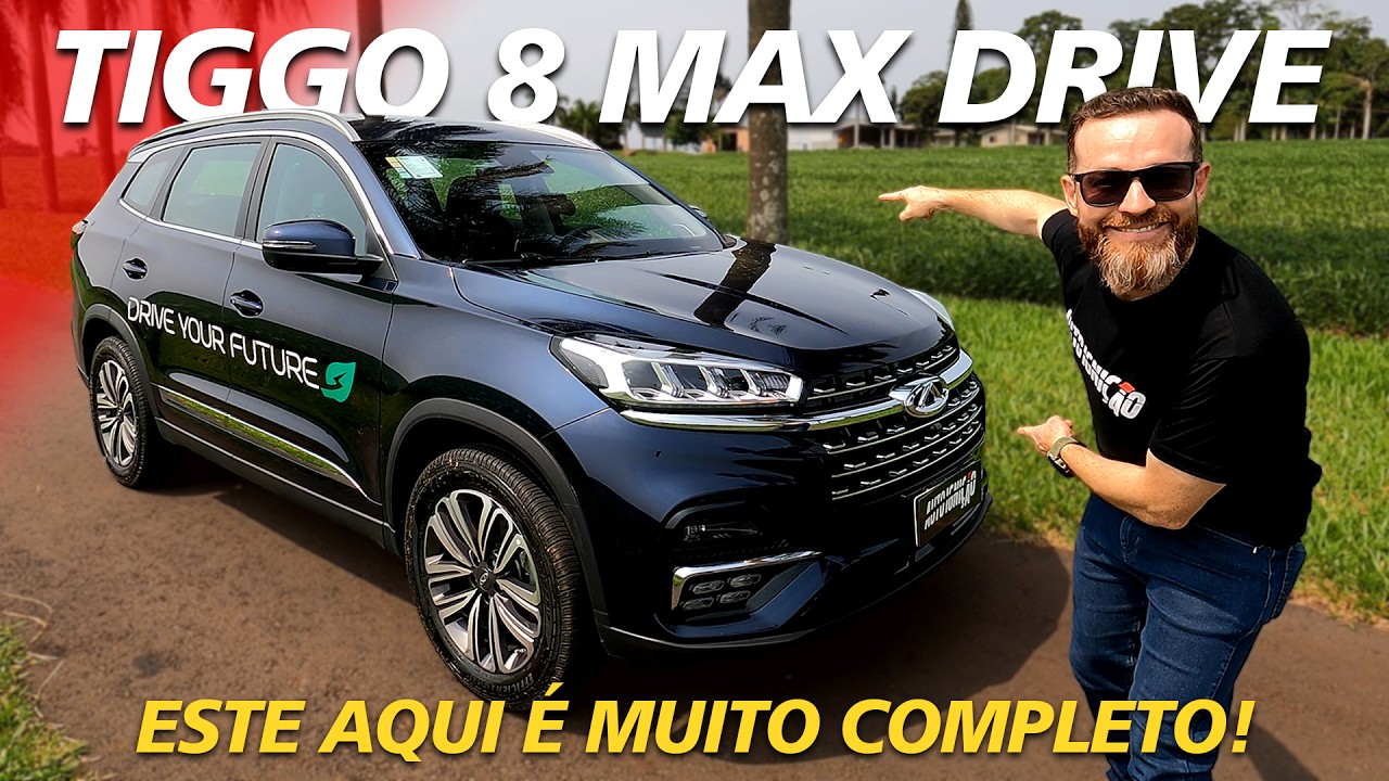 TIGGO 8 MAX DRIVE 2024 - Surpreende No Valor Com Tudo Que Tem!