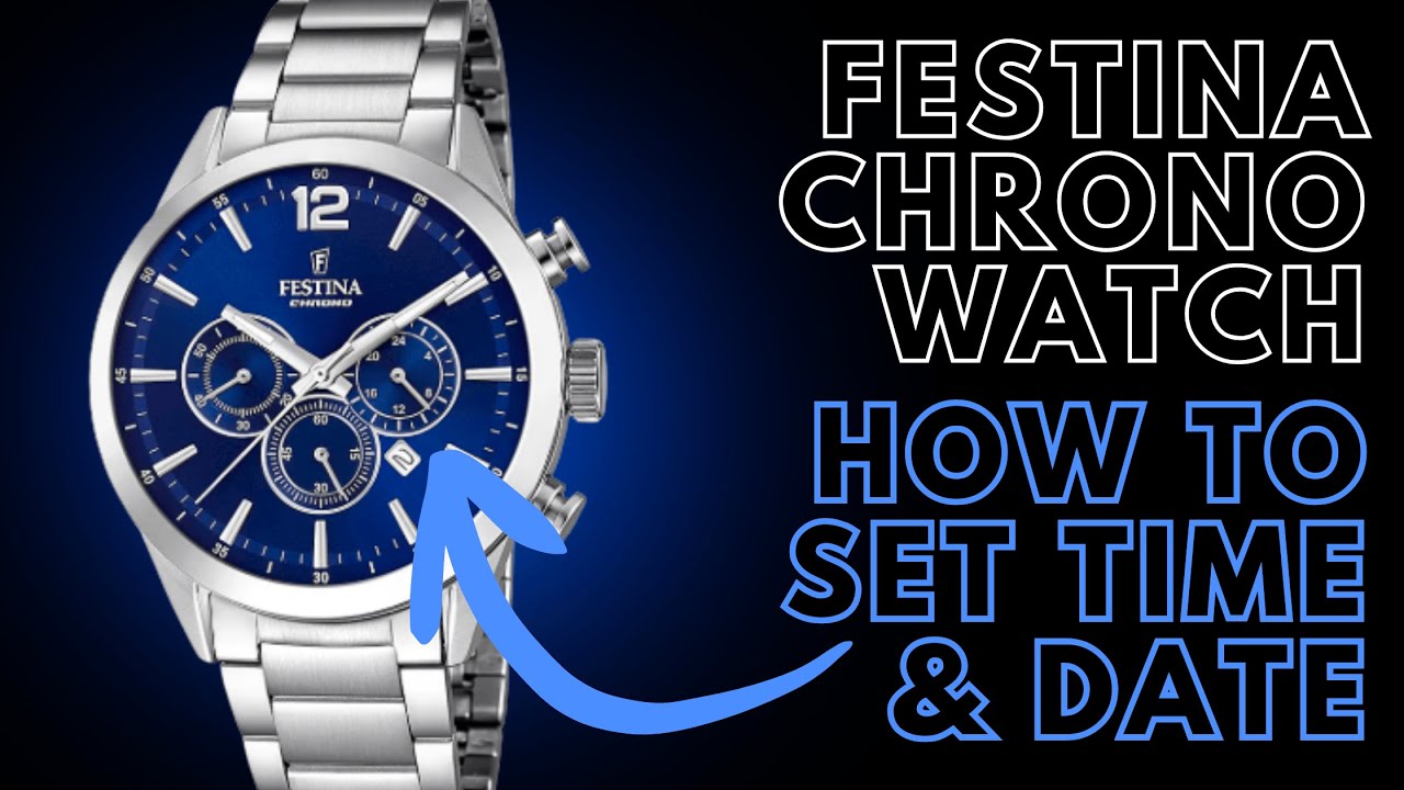 Как установить дату на часах Festina