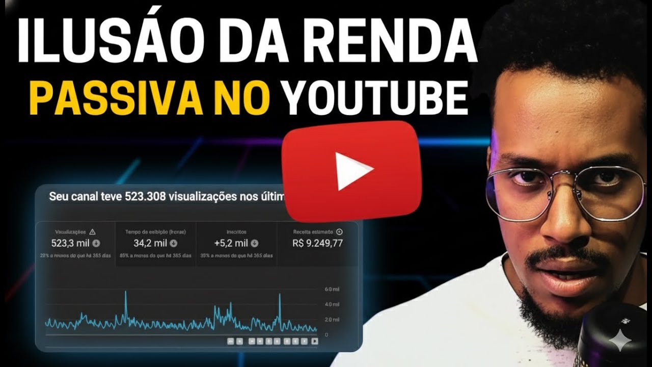 Maior farsa da renda passiva do YOUTUBE
