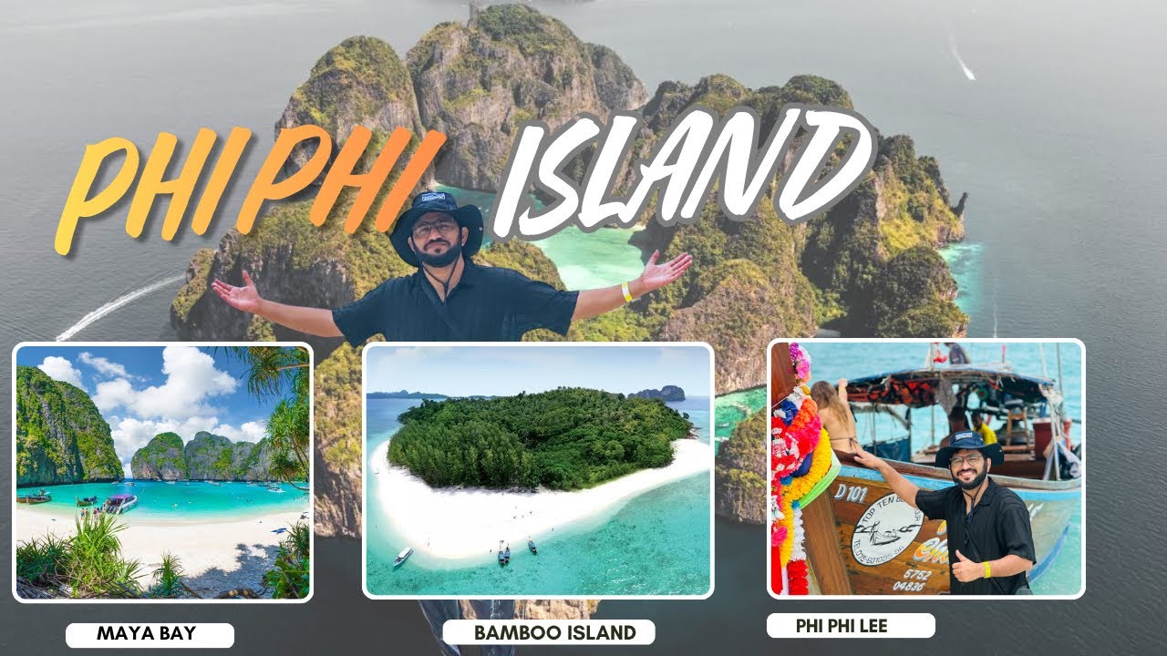 Phi Phi Island Thailand || Explore Maya Bay, Monkey Beach & Hidden Lagoons||Explore in One Hour