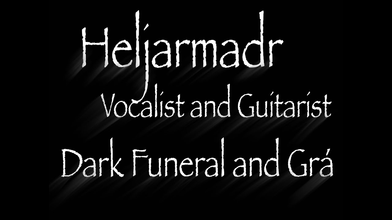 Conversations in Isolation 10 with Heljarmadr of Dark Funeral and G'ra