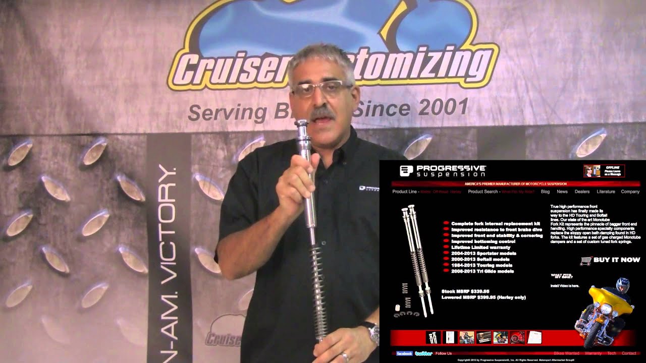 Progressive Suspension Monotube Fork Cartridge Kit Overview