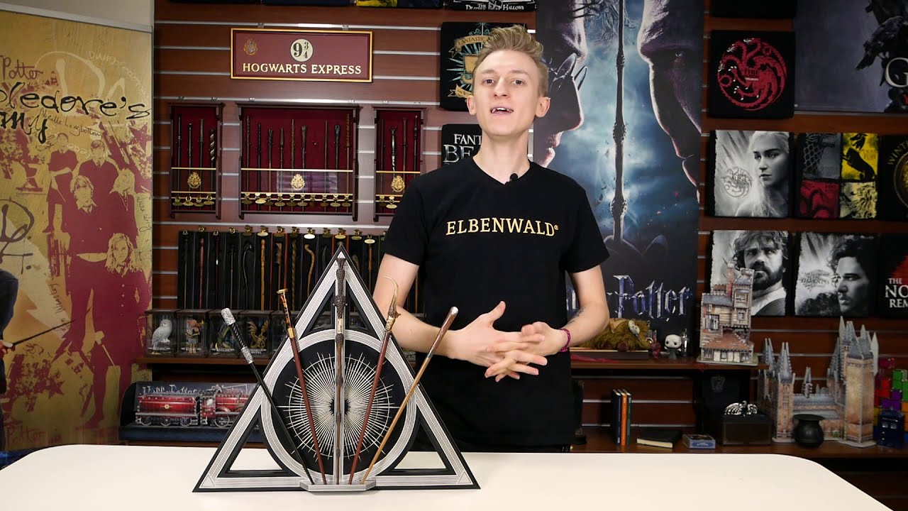 Grindelwalds Verbrechen: Wandhalterung mit fünf Stäben