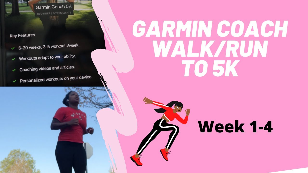 Garmin Coach: Beginner Walk/Run to 5k (Week 1- 4)