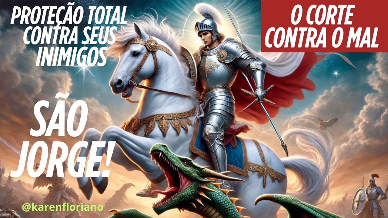 PROTEÇÃO TOTAL CONTRA SEUS INIMIGOS - O CORTE DE SÃO JORGE CONTRA O MAL