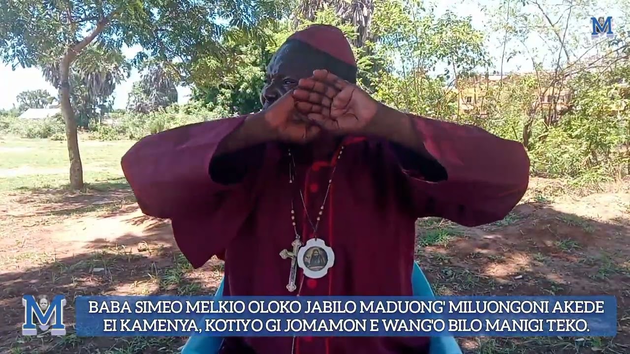 Baba Simeo oloko Akede Jabilo maduong' ei piny Kamenya @legionmariamedia1