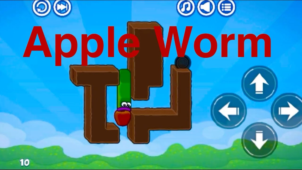 Apple Worm 🍎 🐛 IQ Game ,.