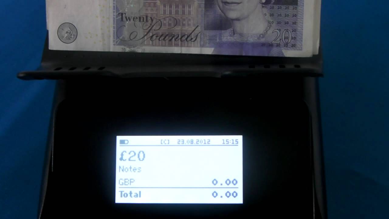 CM Count Pro  Note calibration & counting 30 Bank Notes.