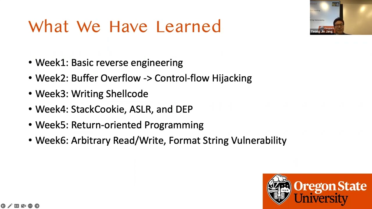 CS499/579 Winter 2023 Cyber Attacks and Defense Lecture 14 -- Final CTF