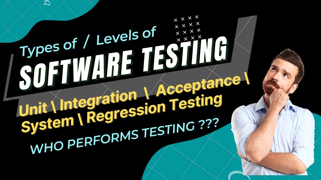 Software Testing | Levels of Testing | Types of testing | Unit Integration Acceptance Regression