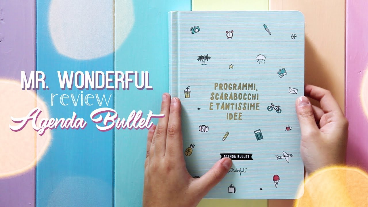 AGENDA BULLET 😍 MR. WONDERFUL - Review | Qualcosa di Erre