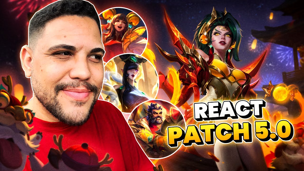 REACT: PATCH 5.0 DO WILD RIFT | WILD RIFT | LEAGUE OF LEGENDS | LOL | JUMARGEM