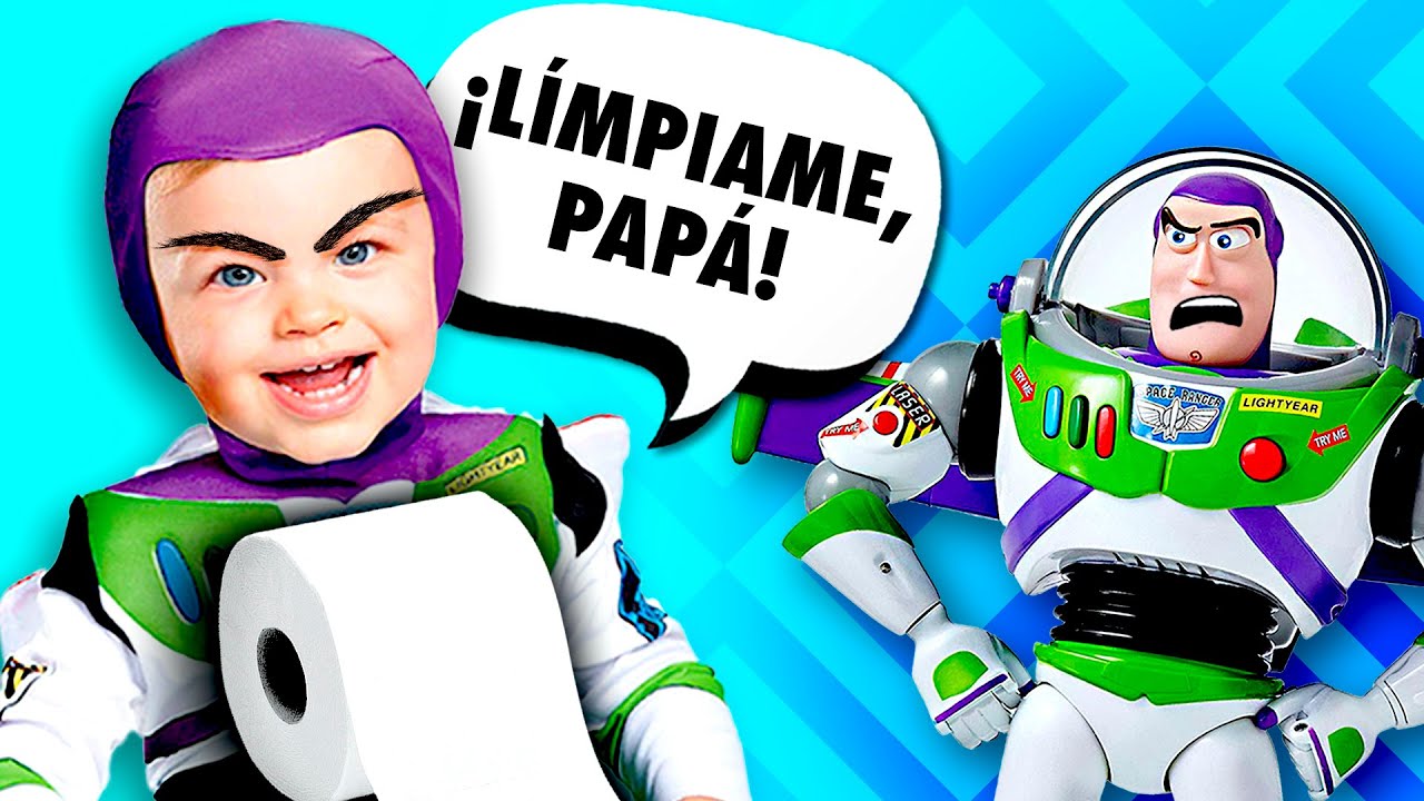 👶 ¡Buzz Lightyear está CASTIGADO a SER PAPÁ de unos BEBÉS! │Toy Story 4