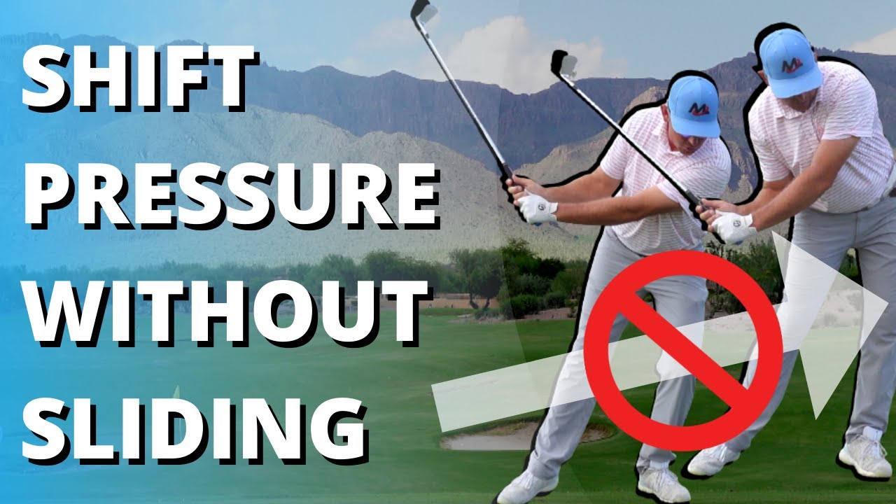 How To Correctly Shift Pressure And STOP Sliding In Your Golf Swing