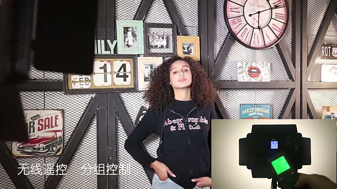 Viltrox LV-D640T&nbsp;LED fot&oacute;s kamera vide&oacute; l&aacute;mpa - 50W 2900 LM videof&eacute;ny