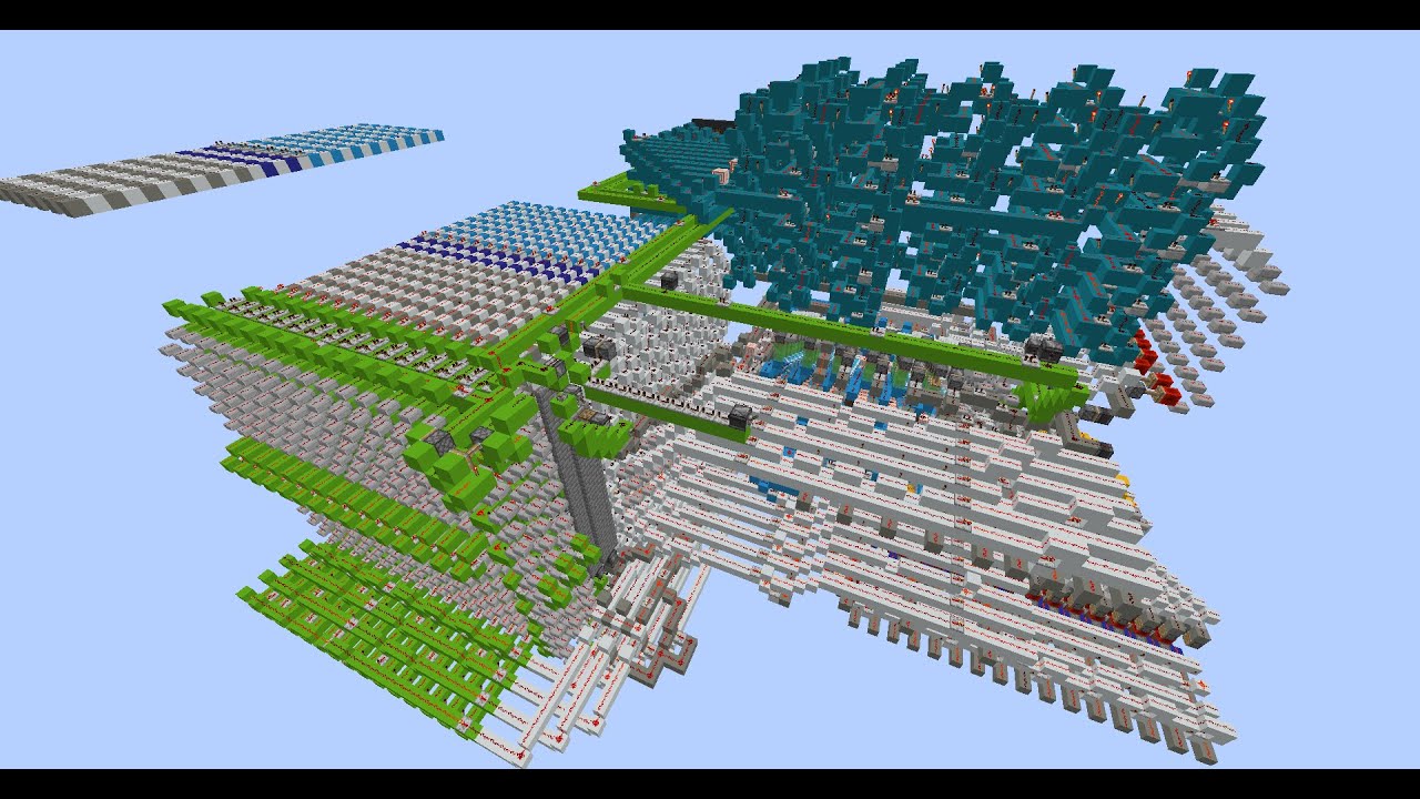 5Hz Minecraft Redstone Computer - Showcase & Explanation