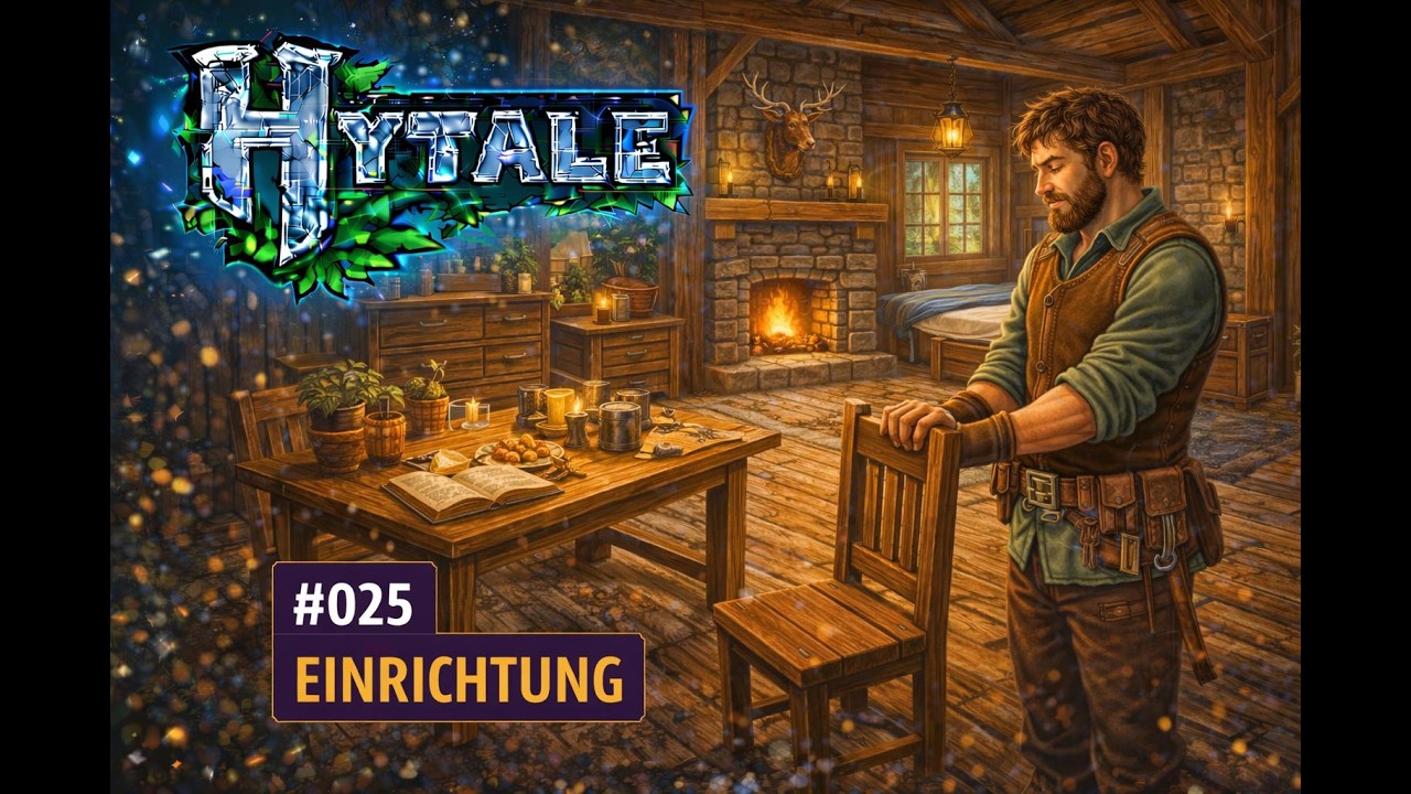 Let's Play HYTALE / Neue Möbel für unsere Holzhütte # 025