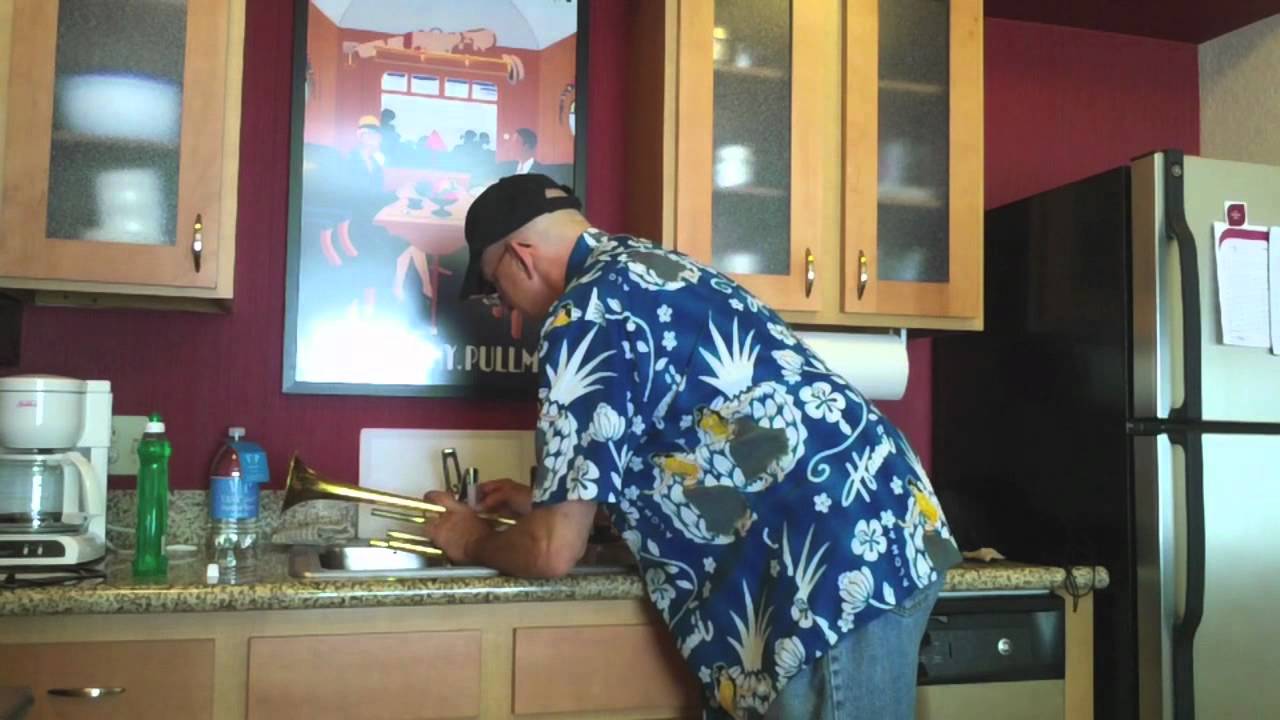 Trumpet tip,  how to deep clean your valves with toothpaste.