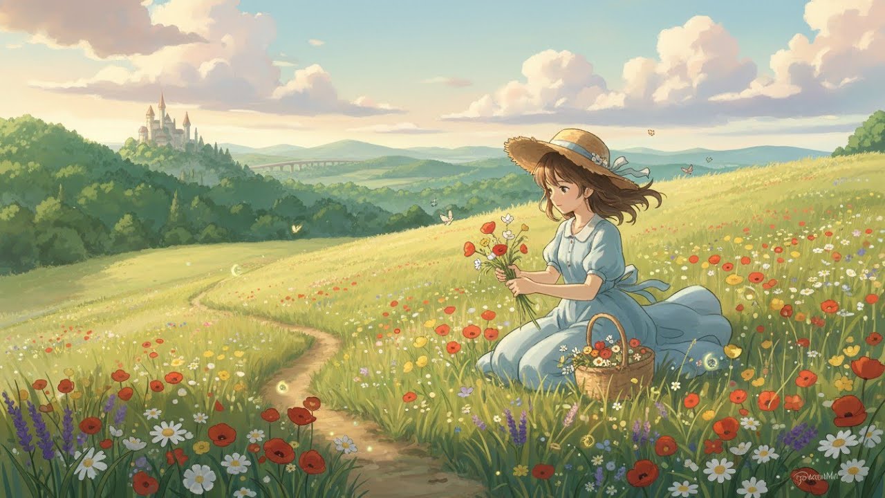 Life Above the Clouds | Ghibli-Style Mountain Village Animation 