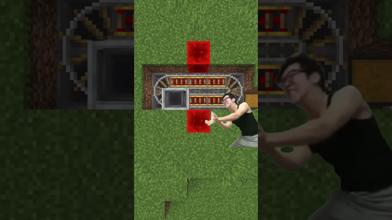 マイクラの便利装置のつくり方　#shorts #ヒカニチ #minecraft #ヒカキン
