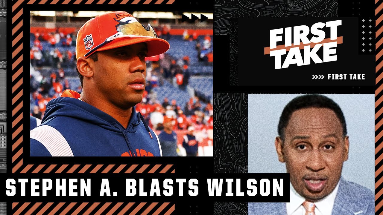 Stephen A. puts Russell Wilson ON BLAST 🗣️ 'That is an ATROCITY' in Denver! | First Take