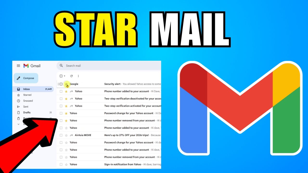 How To Star Mail In Gmail (2026) (Complete Guide)