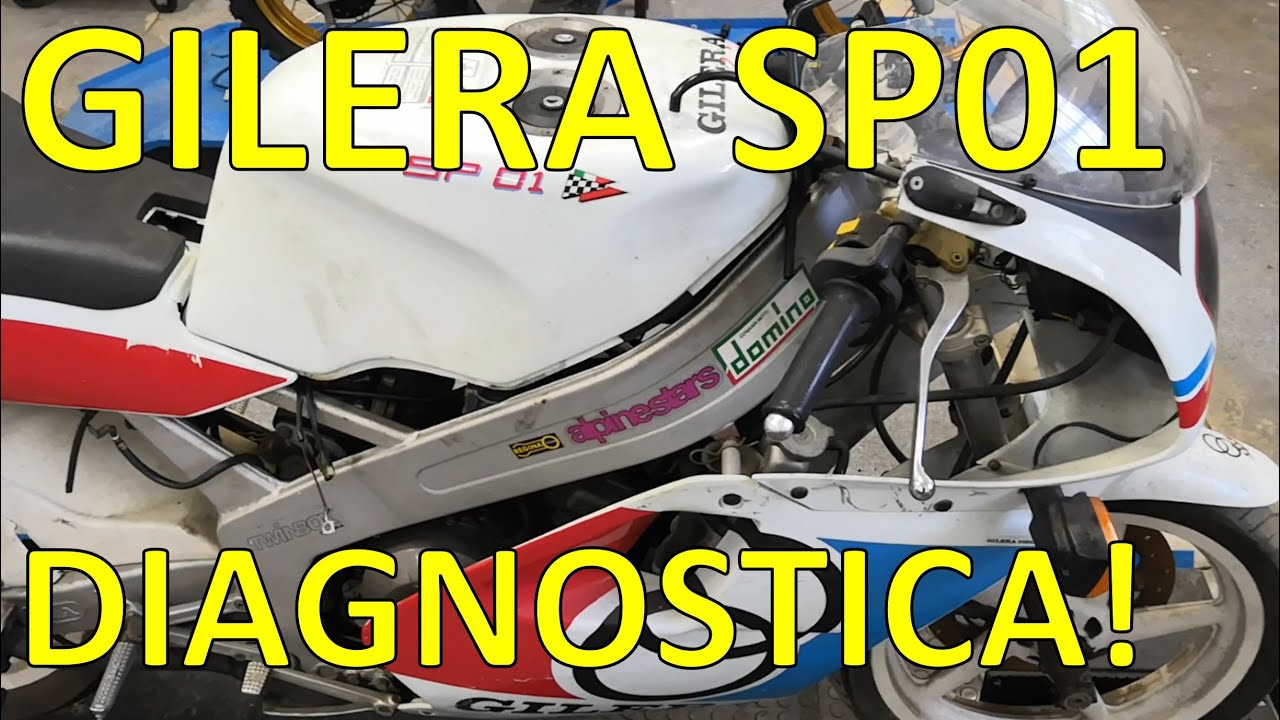 Gilera SP01 ferma sotto un telone da 24 anni - facciamo diagnostica insieme