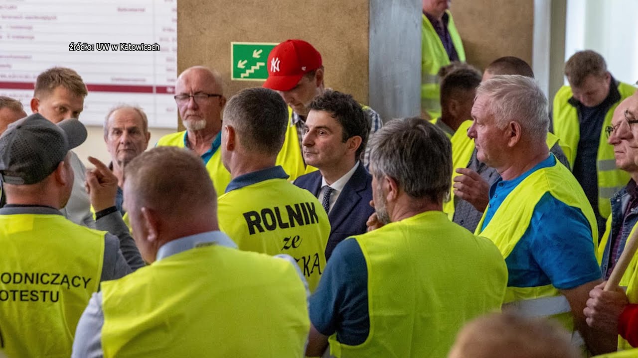 Rolnicy chcą rozmawiać w wojewodą śląskim 23.05.2024