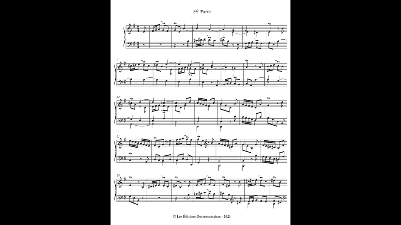 Jean-Fran&ccedil;ois Dandrieu Les Cascades (full version) on Harpsichord