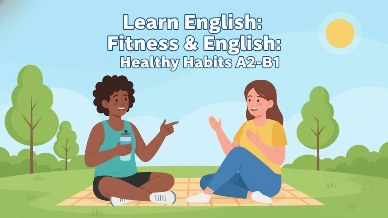 Learn English: Talk About Fitness & Healthy Habits! (A2-B1 Podcast)