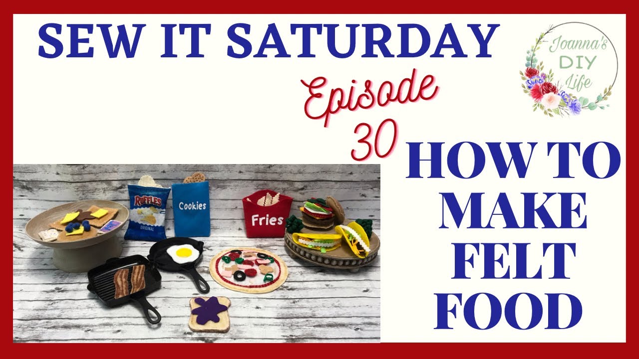 HOW TO MAKE FELT FOOD~PLAY FOOD