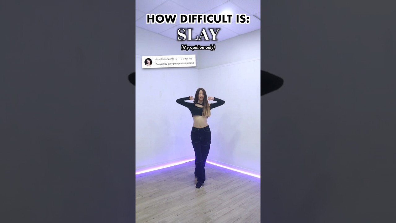 How difficult is: SLAY - EVERGLOW ✨ [MIRRORED] #everglow #kpop #kpopdance #shorts