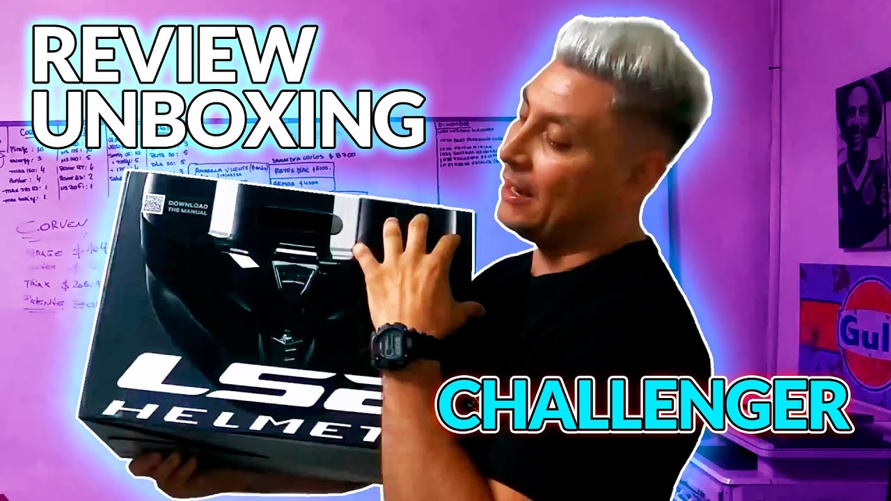CASCO LS2 challenger jeabs FF327 - UNBOXING REVIEW