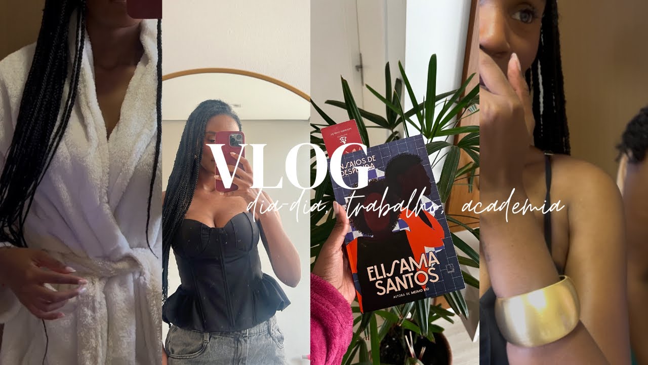 VLOG: DIA-DIA, ACADEMIA, TRABALHO DE MODELO E GANHANDO LIVRO SURPRESA