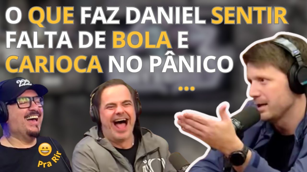 DANIEL ZUKERMAN Conta Bastidores de BOLA e CARIOCA no Pânico, no TICARACATICAST - Pra Rir 😄
