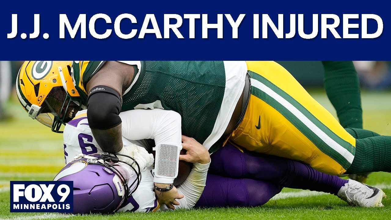 Vikings QB J.J. McCarthy in concussion protocol after Packers' loss