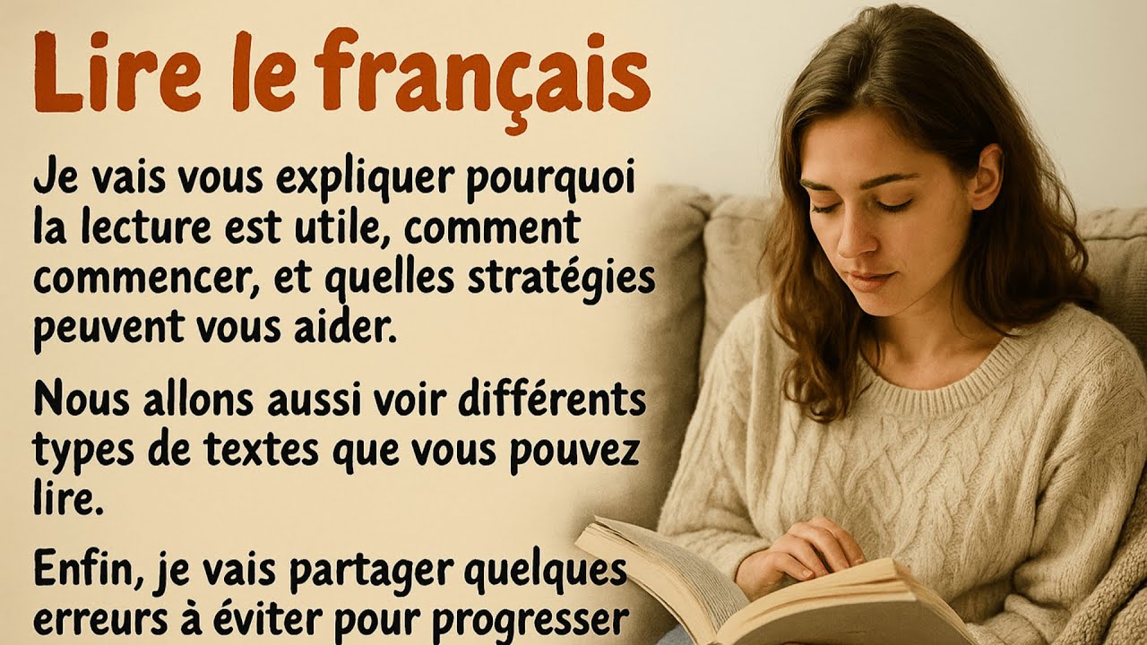 Lire le Fran&ccedil;ais | French  Listening Practice (B1-B2) | Intermediate French