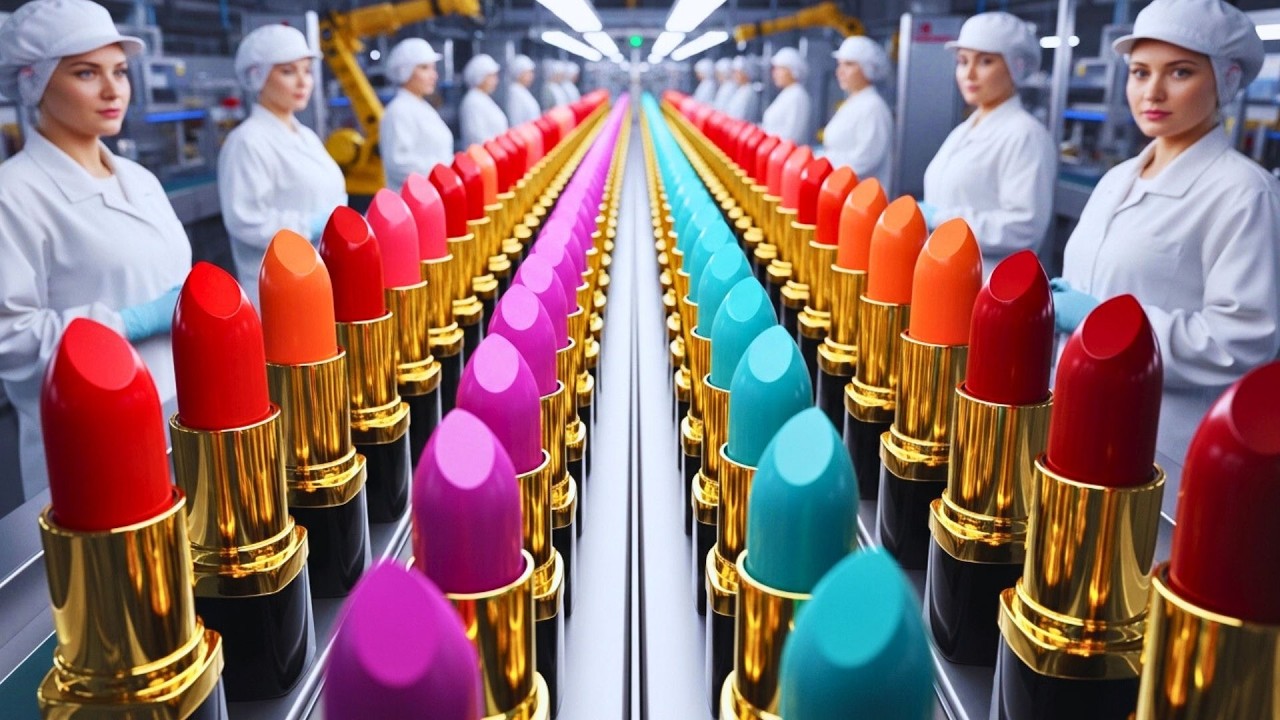 Inside the Modern Lipstick Factory: How Lipstick Is Really Made Step by Step (Full Process)