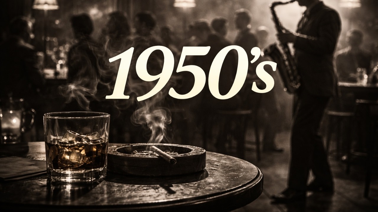 1950s Midnight Jazz Club | Smoky Vintage Jazz for Relaxing Nights