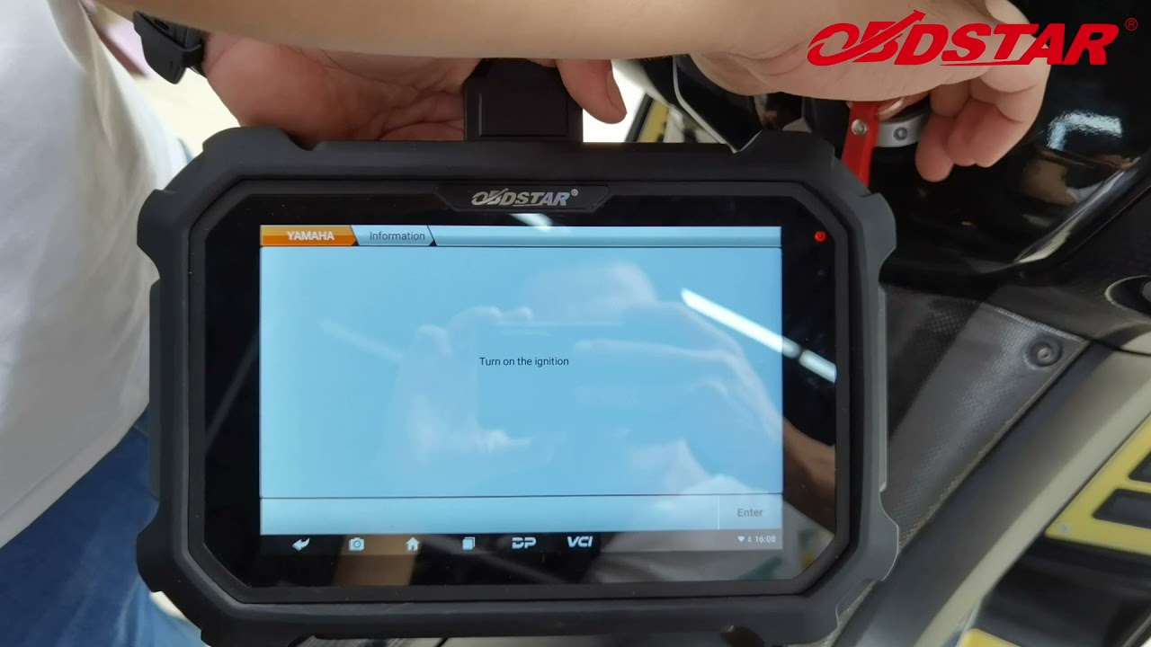 2013 YAMAHA TMAX 530 ENG DIAGNOSIS by MS80  motorcycle scanner