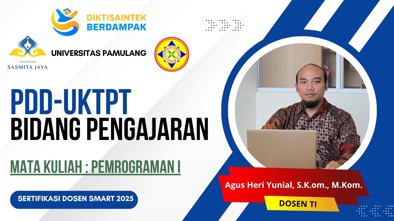 PDD-UKTPT Bidang Pengajaran | Agus Heri Yunial | Universitas Pamulang | Serdos 2025