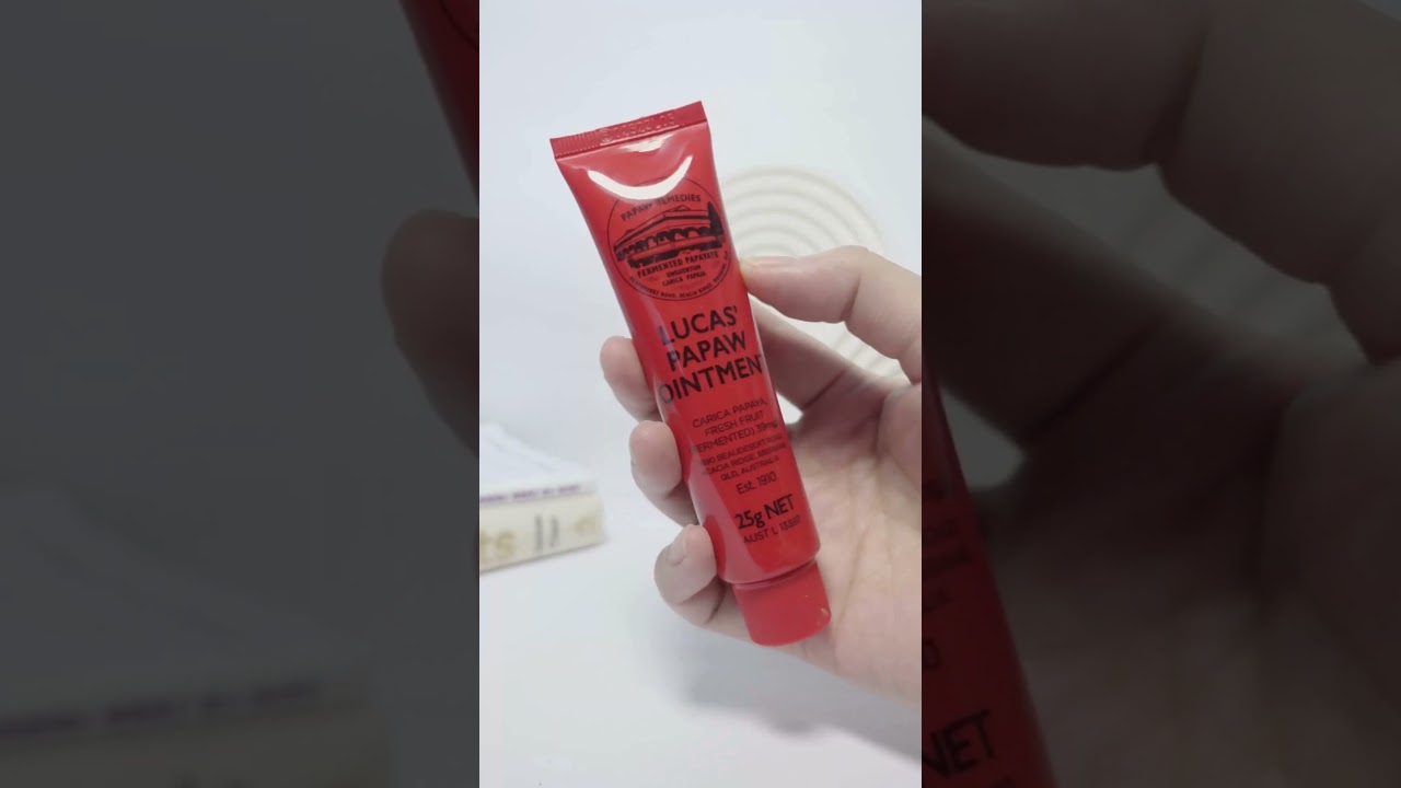 Lucas Papaw = skin lifesaver #lucaspapaw #multipurposebalm #dryskinrelief #chappedlips
