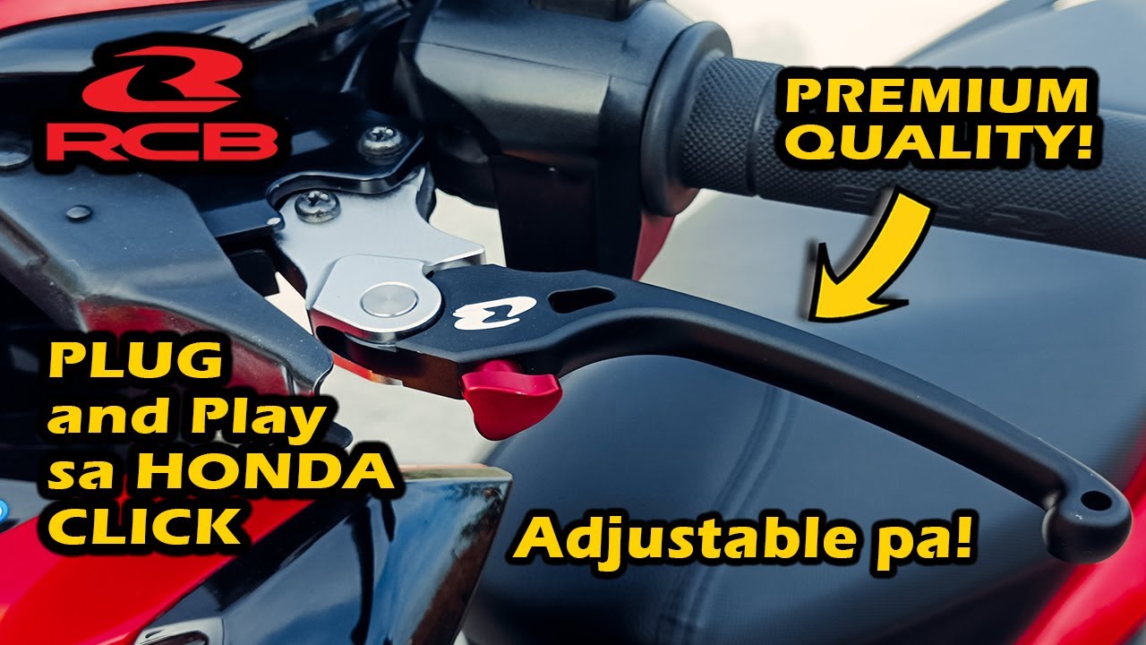 RCB S3 Brake Lever Installation for Honda Click V2 V3 | Maporma at Madaling ikabit