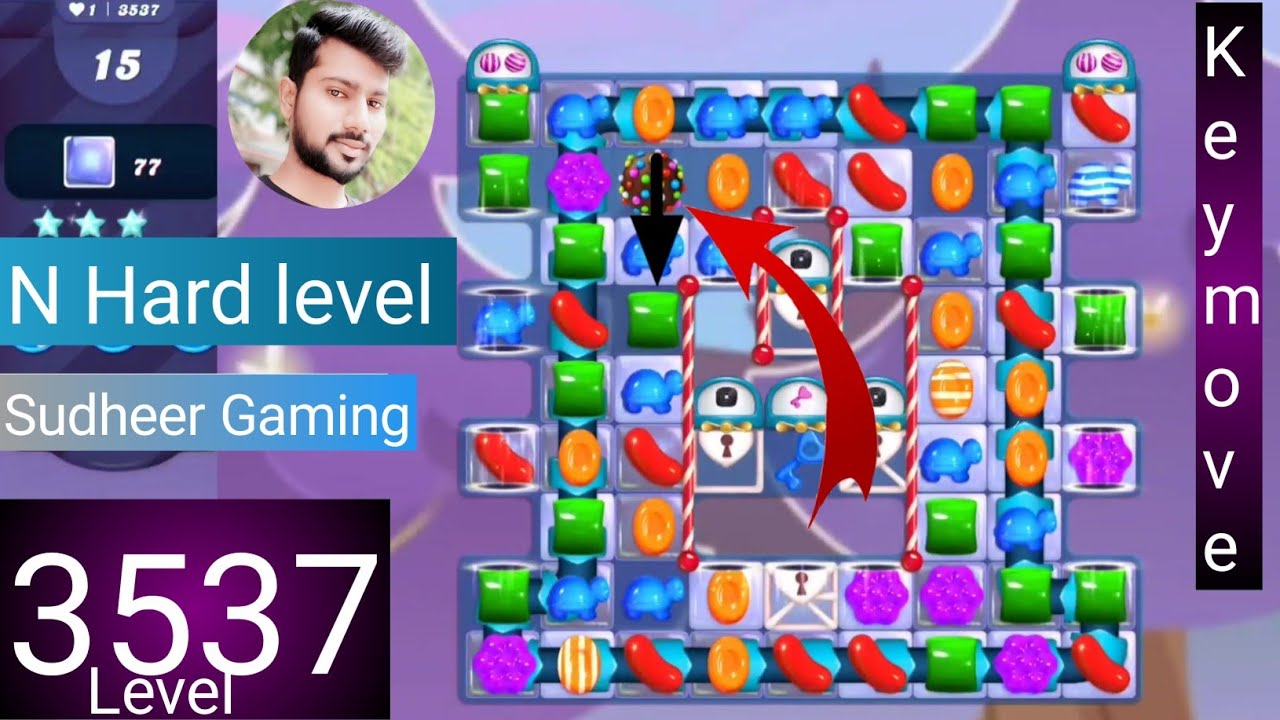 Candy crush saga level 3537 । No boosters । N Hard level । Candy crush 3537 help । Sudheer Gaming