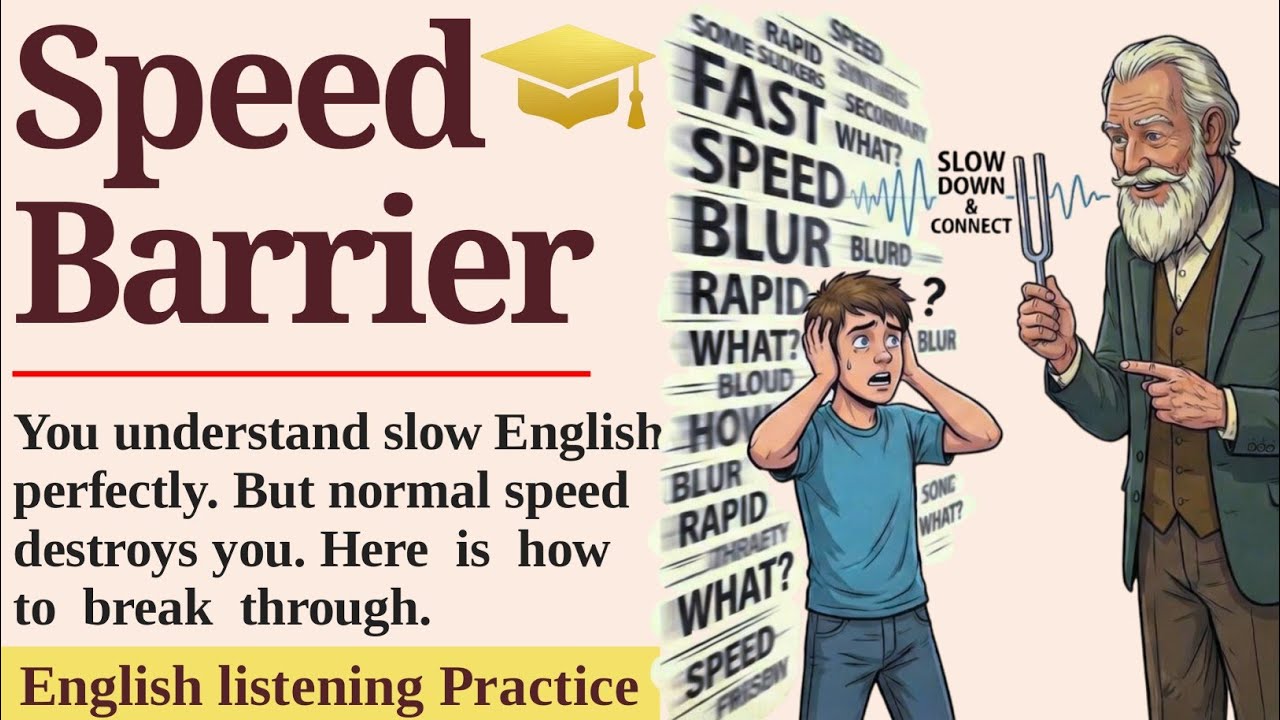 Why You Can't Understand Fast English || Break the Speed Barrier || Learn English Naturally ✅