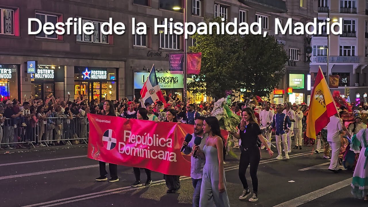 Representación Dominicana en Desfile de la Hispanidad, Madrid